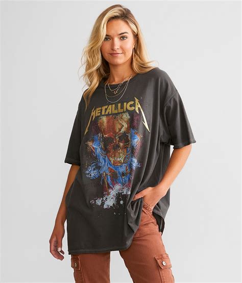 womens oversized band tees